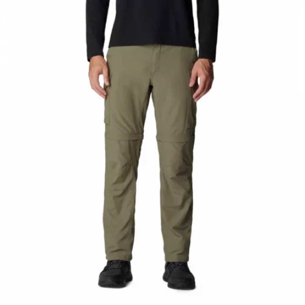 Columbia Silver Ridge Convertible Pants Men’s Olive Green Shorts Size 38 x 32